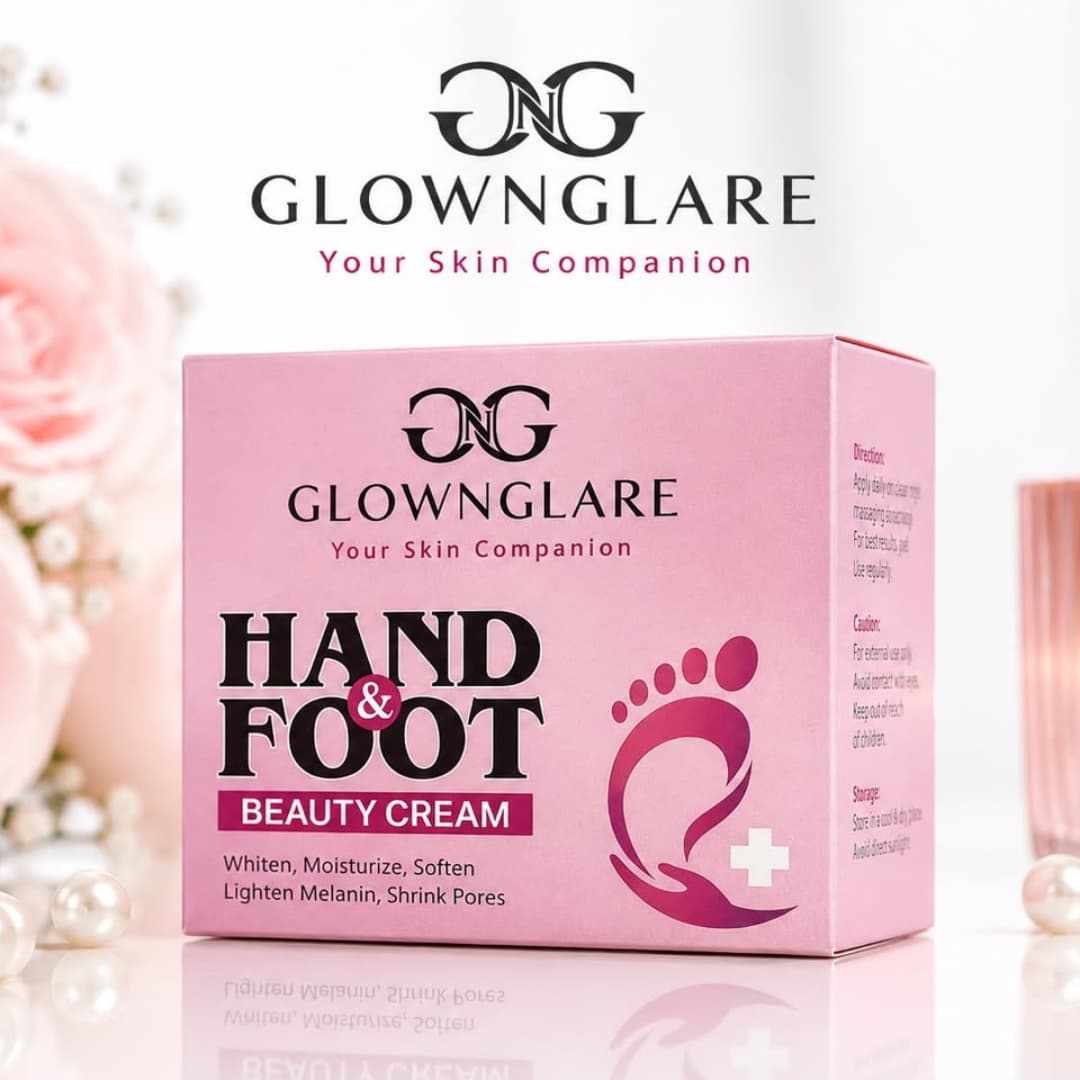 GlowNGlare Hand & Foot Beauty Cream – Moisturizing & Softening Cream