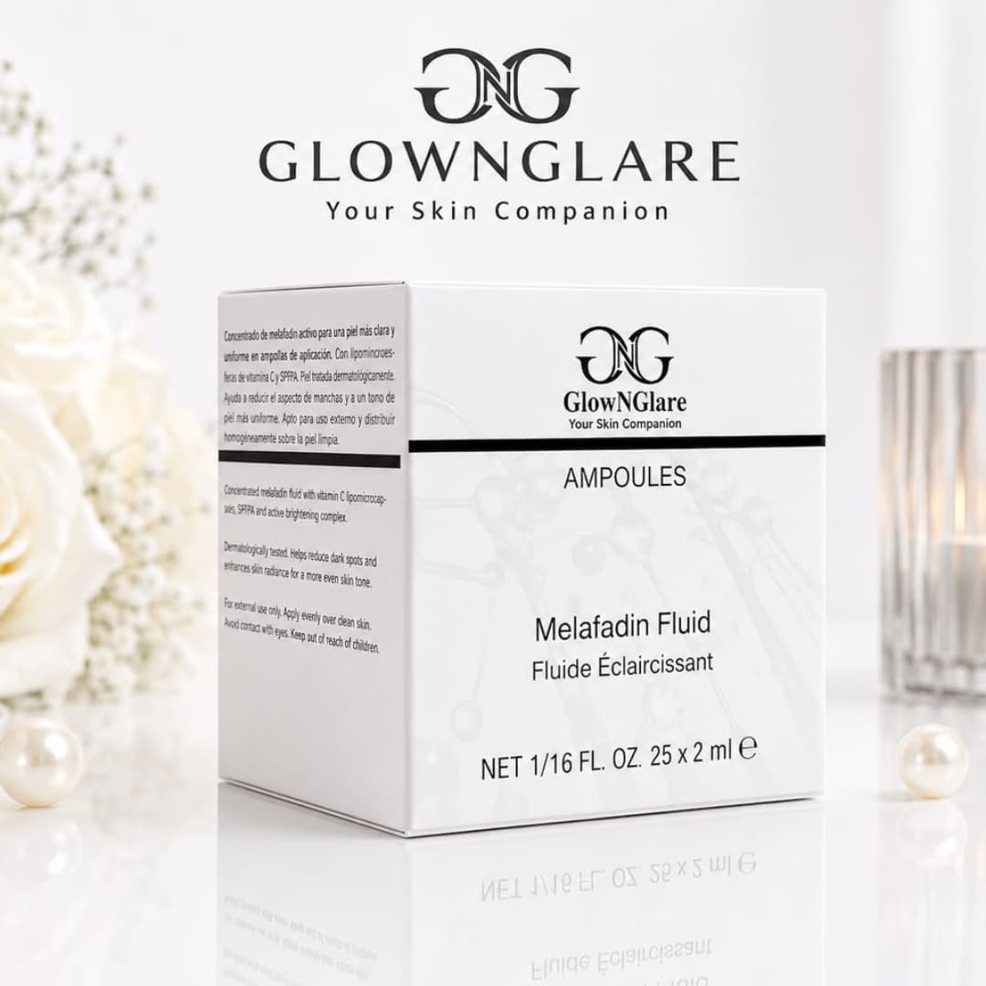 GlowNGlare Diamond Ampoules – Brightening, Hydrating & Anti-Aging Facial Serum | 10 × 2ml